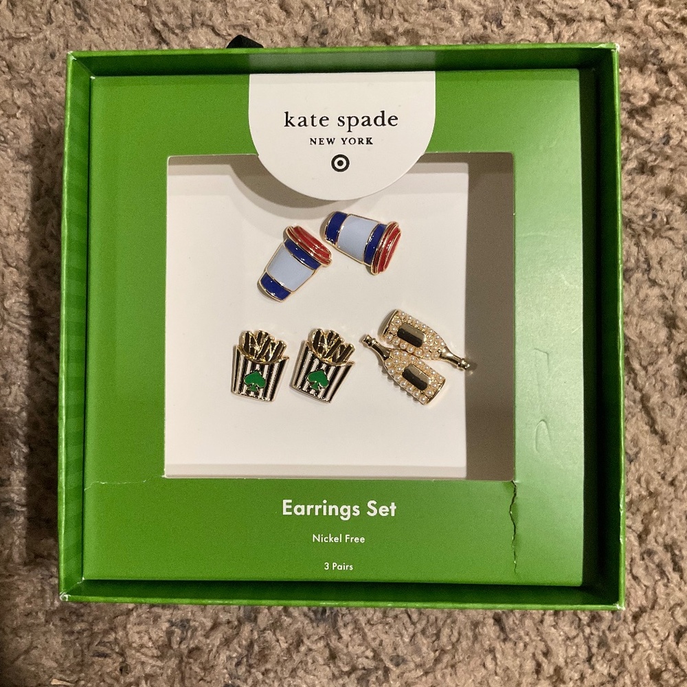 Kate Spade New York X Target 3 Pairs of Earrings